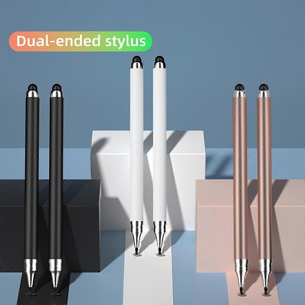 Universal Tegnestift Kompatibel med iOS Android Touch Penn Kompatibel med iPhone iPad Samsung Xiaomi Nettbrett Smarttelefon Blyant-Perfekt Rosegold