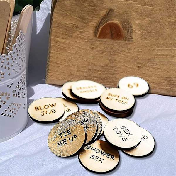 Morsomme tokens Morsomme tre-valentinspynt, morsom romantisk sexgave-Perfet Pack 3 Round