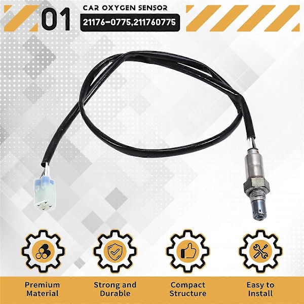 Ny Lambda Sond Syresensor O2 21176-0775 211760775 Kompatibel med KAWASAKI Vulcan S EN650 2015-2022 Versys-Perfet