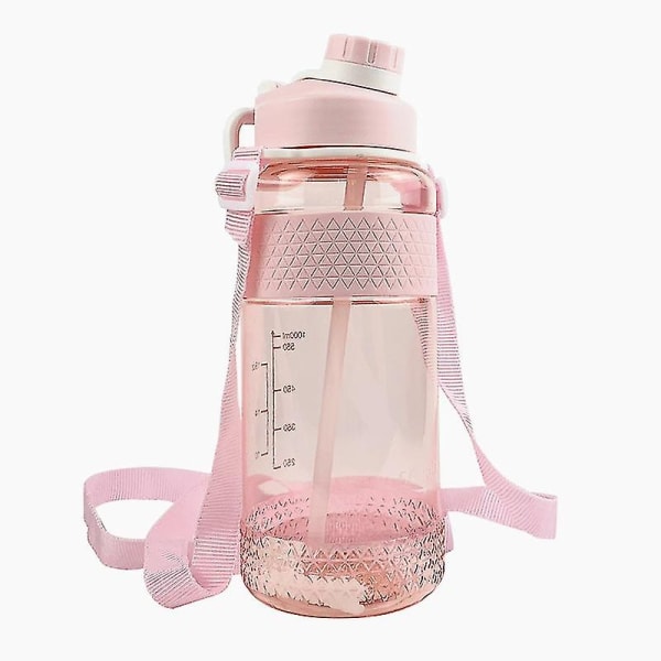 Water Straw Cup vuotamattomat Sippy Tumblers - Juice Cup Kannettava Sippy Tumbler suurella kapasiteetilla - Perfet Green 650ML