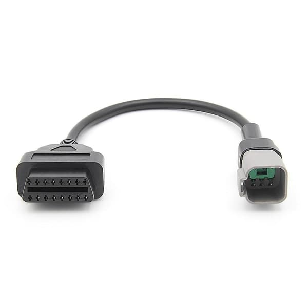 6PIN til 16PIN Diagnostisk OBD2 Kabel Adapter, OBDII Scanner Erstatning til CAN AM ATV UTV Motorcykel-Perfet