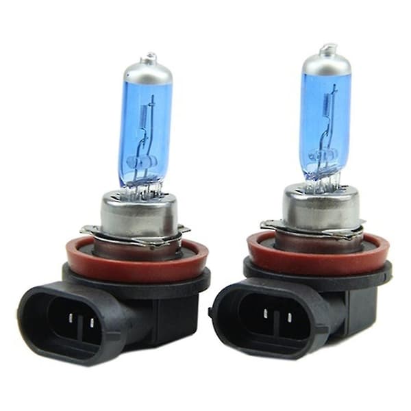 2 stk. H11 100W Xenon Halogen Forlygte Super Lys Hvid Pære-Perfekt
