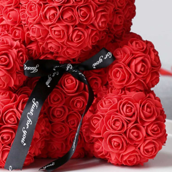 25 cm Nalle, jonka valmistaja Rosor Red red- Perfet red