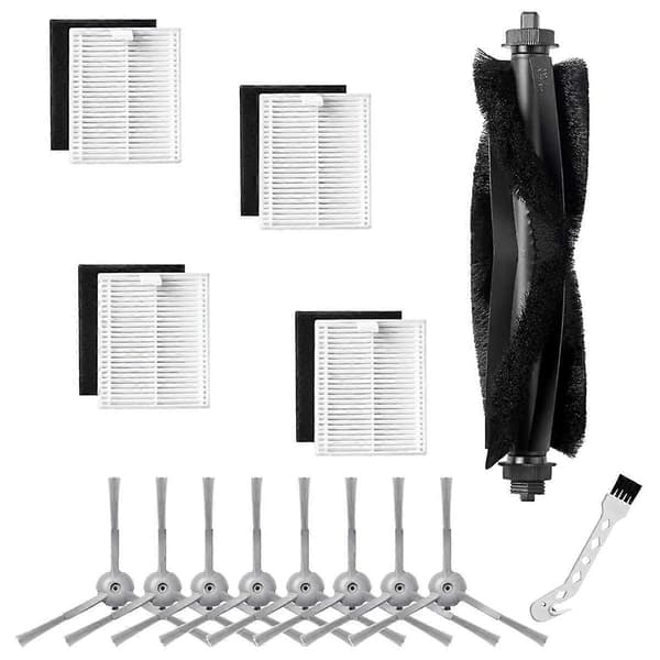 For L60 L50 Robotstøvsuger Hovedbørste Sidebørste Hepa Filter Reservedeler Tilbehør-Perfet
