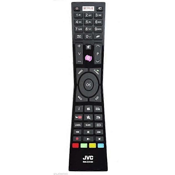 RM-C3184 Fjernkontroll for JVC LCD LED TV LT32VH53A LT55V73AU LT43VF53A-Perfekt
