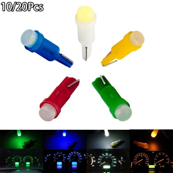 T5 LED-ljus Instrumentpanelsljus GUL 20ST 20ST Gul- Perfet Yellow 20Pcs-20Pcs