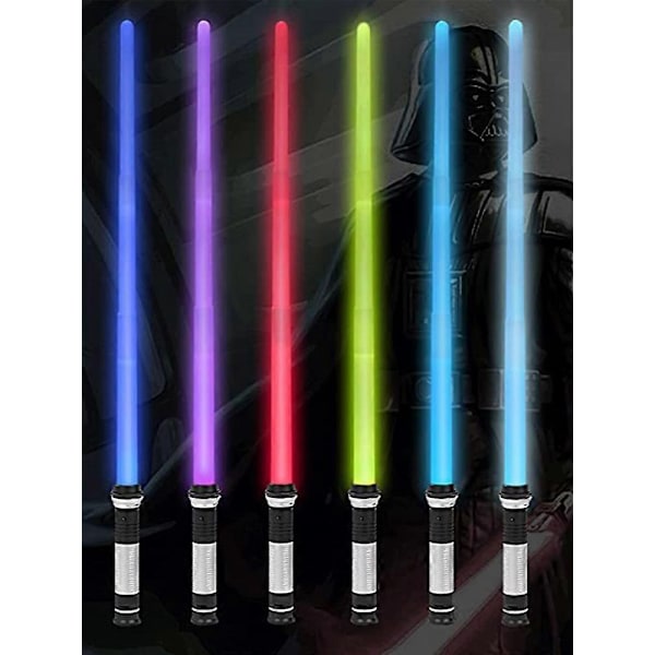 Star Wars Ljussabel 2-pack med infällbart lasersvärd med ljud- och ljuseffekter rekvisita NR.8949-Perfet