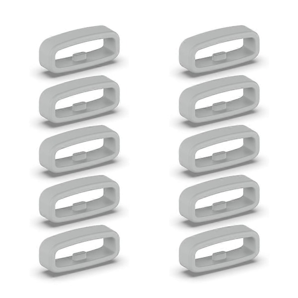 Silikon Festeløkke 18/20/22mm Stroppholder Erstatningstilbehør - Perfekt Gray 18MM
