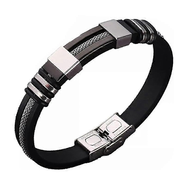 Biancat ProstaPower Magnetiske Armbånd, Magnetiske Remmer og Armbånd for Menn og Kvinner - Perfekt black