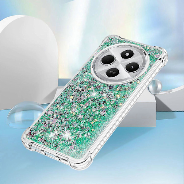 Yhteensopiva Xiaomi Redmi 14C 4G puhelinkuoren kanssa - Perfet Green/Hearts