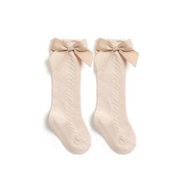 Bowknot barnesokker med løs munn tube sokker tynn seksjon Me - Perfet A2