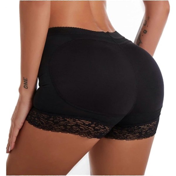 Dame Body Shaper Polstret Numseløfter Trusse Numse Hofte Forstærker Falsk Numse Shapewear Briefs Push Up Shorts-Perfekt black 2XL