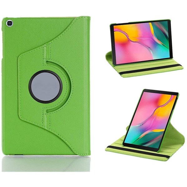 Cover til Galaxy Tab A 10.1 2019 (t510/t515), 360 Rotation Cover - Perfet green