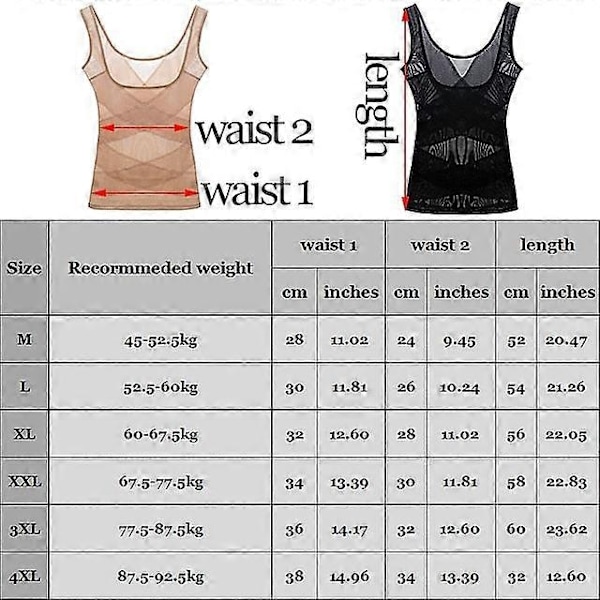Stora Storlekar Dam Body Shaper Midjetränare Bantningsunderkläder Korsettbyxor Bantningsbälte Shapewear Korrigerande Underkläder-Perfet Beige Xl
