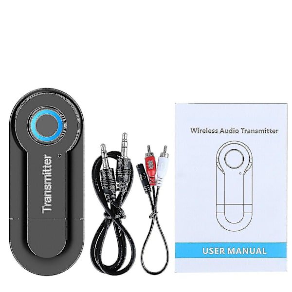 Trådløs Bluetooth-sender for TV, telefon, PC, lydmusikkadapter - Perfekt