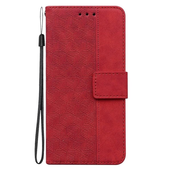 präglad phone case för Nokia C12 - Perfet Red