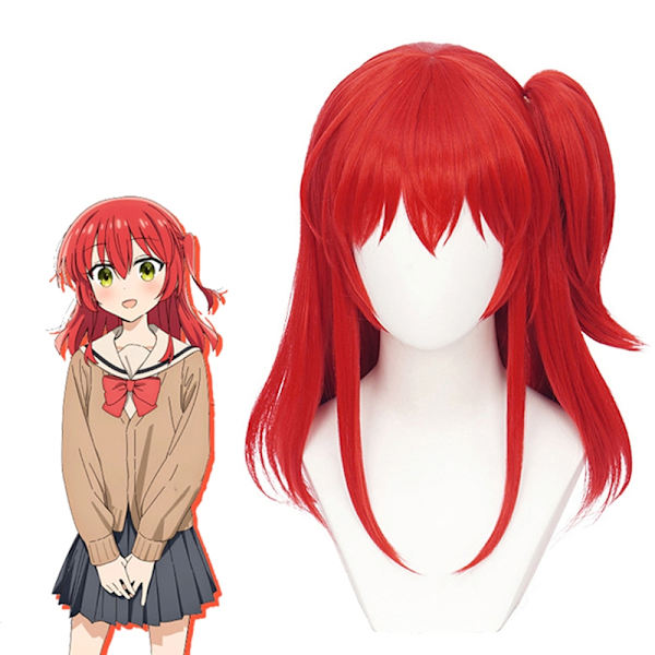 Anime Bocchi The Rock Cosplay Gotou Hitori Cosplay Red Hair Wig - Perfet