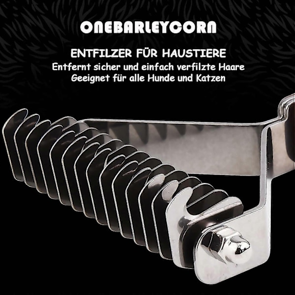 Coat King Trimmer for hunder, effektiv og enkel å bruke, med 14 klippeblad, perfekt for terrier