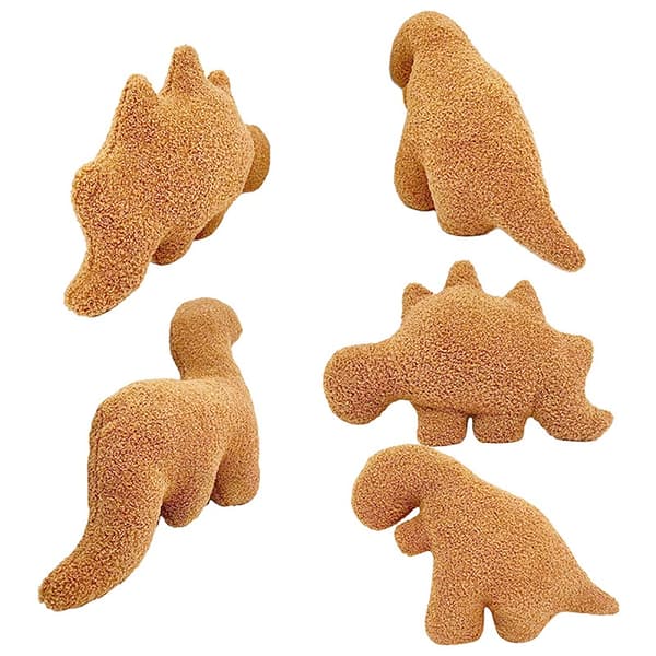 Ny Dino Nugget Kudde Kycklingblock Kudde Triceratops Plysch - Perfekt A A