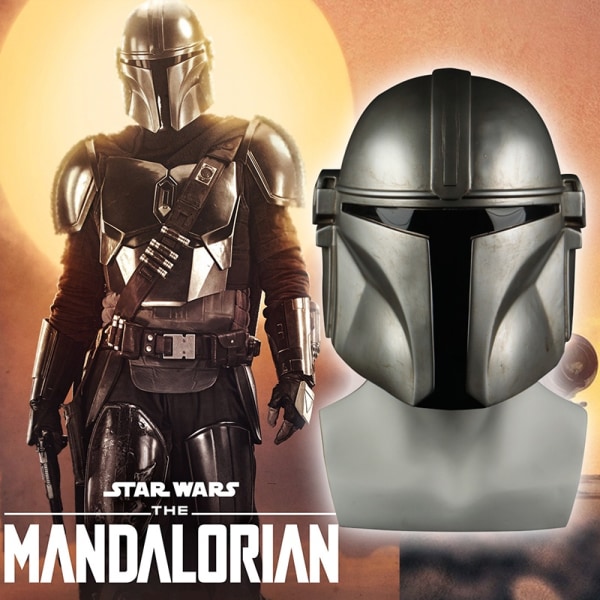 Movie Star Wars The Mandalorian Mask Cosplay-hjälmar PVC-masker - Perfet