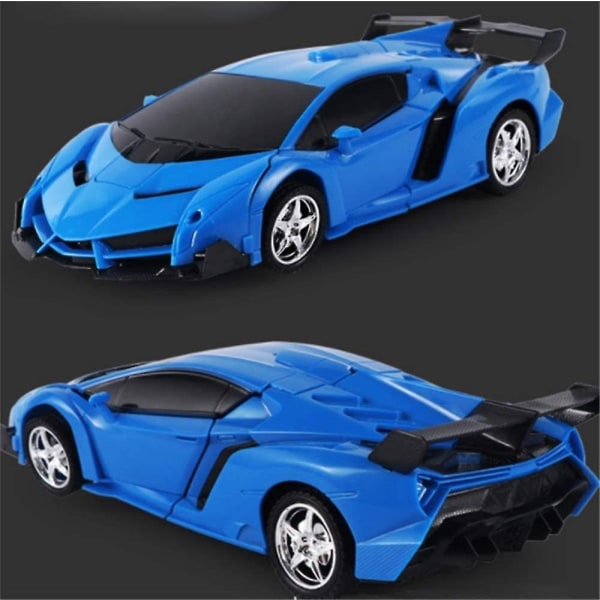 Transforming RC Car - Blue Rambo - Perfet