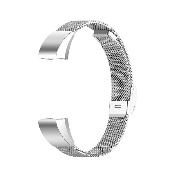 Metallinen ranneke Fitbit Alta / Alta HR / ACE-Perfet -kelloon Silver