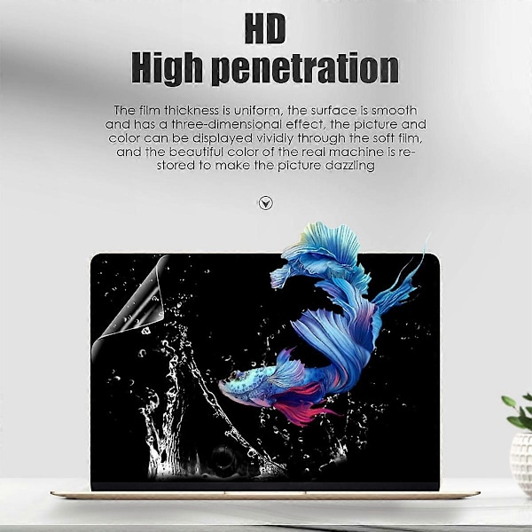 Korkean läpinäkyvyyden räjähdyssuojattu pehmeä PET-kalvo näytönsuojaksi MacBook Pro 13 Retina (A1502) - Perfet