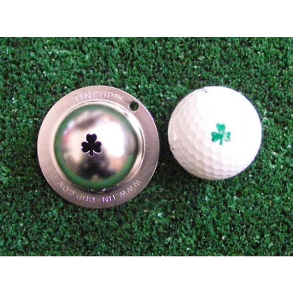 Tin Cup Golf Boldmærker - Tilpassede Justeringsværktøjer - Personlige Golftilbehør - Perfekt Shamrock