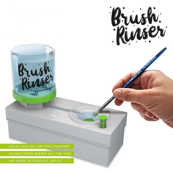 borste renare vatten kretslopp skrubber penna renare grön - Perfet