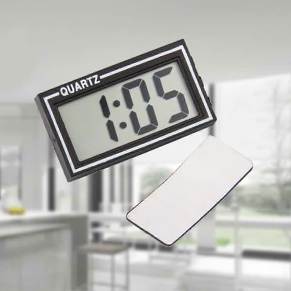 Digitalt LCD Dashboard Ur Elektronisk Bord Tid Kalender med Støttefod - Perfekt