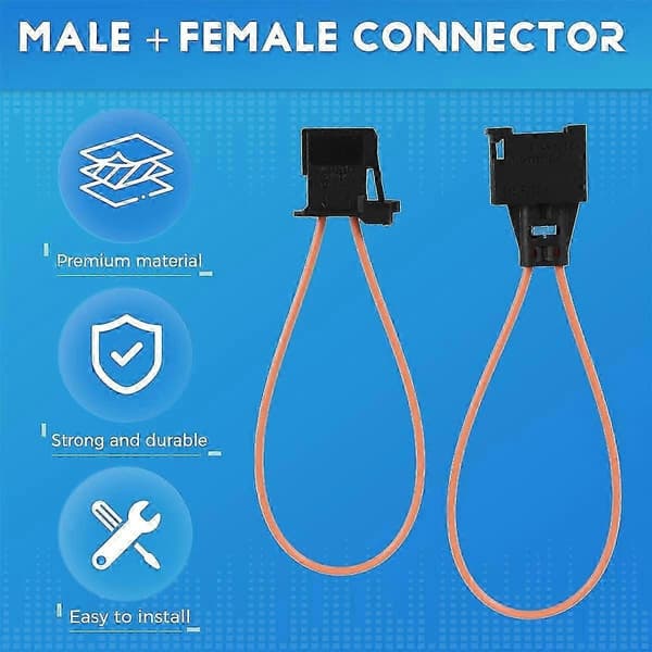 MOST Fiber Optic Loop Bypass HAN & HUN Kit Adapter til-Perfet