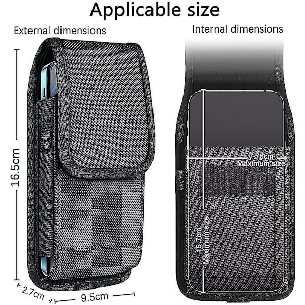 Mobiltelefon Bältesväska Premium Case Phone case Universal- Perfet