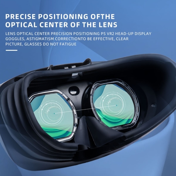 anti-ridse forhindrer nærsynethed briller fra basis af PS VR2 briller Magnetisk stel Lens beskyttelsescover - Perfet