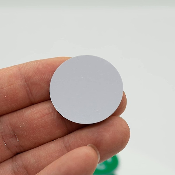 Nummererte merkelapper - Graverte nummererte merkelapper, ID-merkelapper, nøkkelmerkelapper uten hull - Perfekt 51-100 Green
