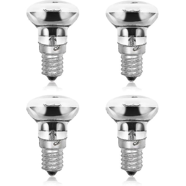 30w E14 R39 Lava Lampe Reflector Lamp, Dimbar E14 Base R39 Heat Lamp, Ac220-240v 4 Pack [DB]- Perfet