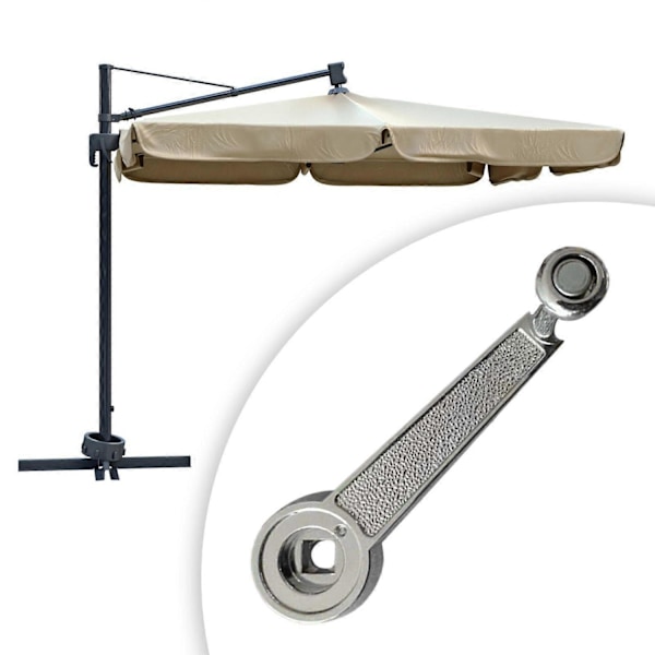 Tilbehør til terrasseparasol, reservedele til parasol, kraftig holder, dele til parasol - Perfekt Handle Arm