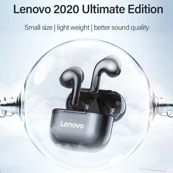 Lenovo LivePods LP40 vedenpitävät Bluetooth kuulokkeet white