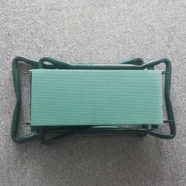 Hopfällbar Trädgårdsknäböjare med Verktygsväska för Plantering & Trädgårdsförvaring - Perfekt Kneeling stool plus