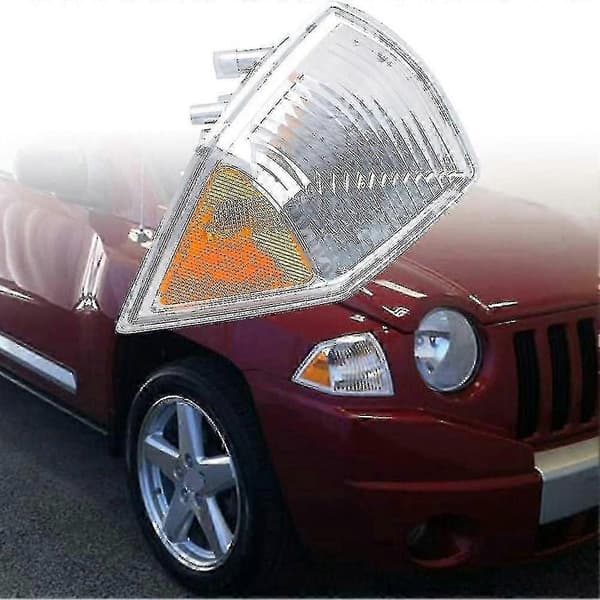 Höger Blinkershörnljus Hus Kompatibelt med 2007 - 2010 Jeep Compass-Perfet