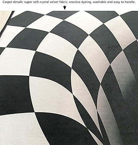 Klovn Fælde Illusion Dørmåtte Halloween Tæppe, 3D Geometrisk - Perfekt
