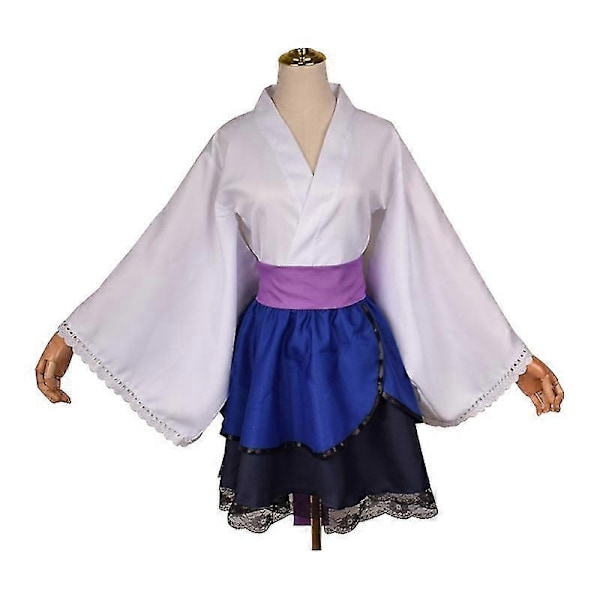 6 Anime Lolita -mekkoa Naisten Cosplay-asut Akatsuki Kimono Palvelijan Asut Uchiha Sasuke Lolita Vaatteet - Täydellinen SetE M
