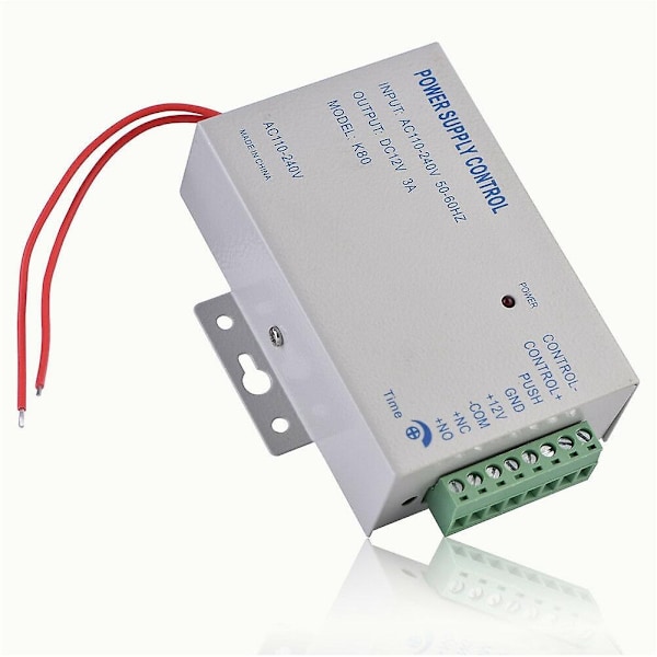 K80 Dør Adgangssystem Elektrisk Forsyning Kontrol DC 12V 3A Miniature /Elektrisk Lås /Adgangskontrol S-Perfet