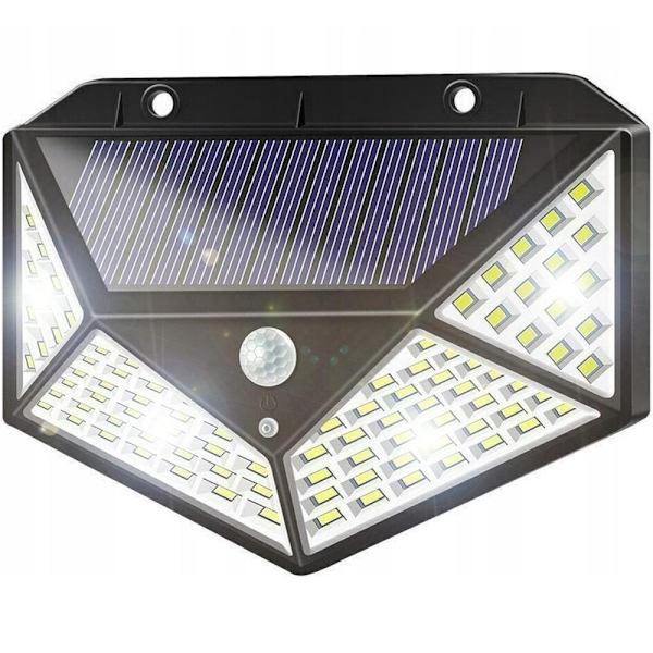 Solcelledrevet vegglampe med bevegelsessensor - Perfet black