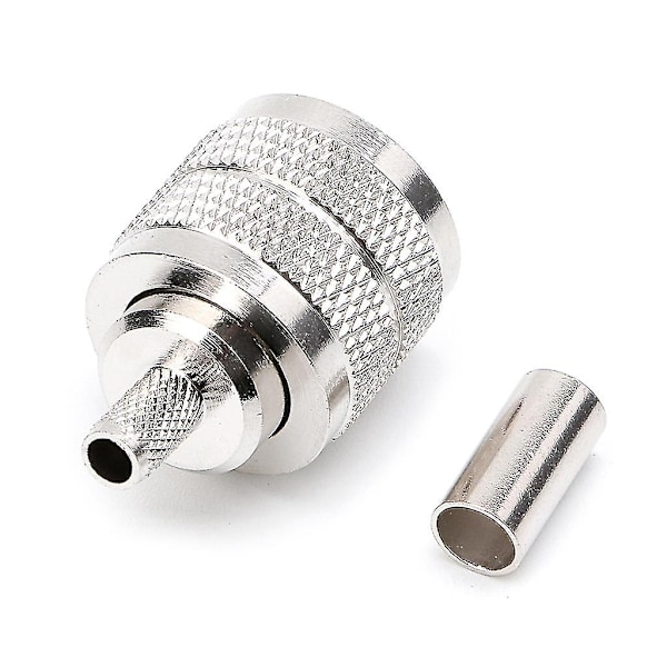 10 stk. UHF Hann Pl259 Plugg Krimp Rg58/142 Lmr195 Rg400 Skrudd Koblingskontakt - Perfekt