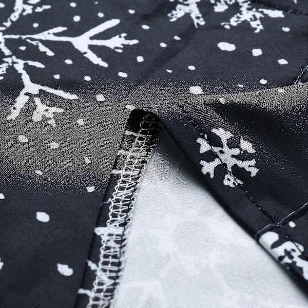 Jule-V-hals Skjorte, Korte Ærmer, Kvinders Sygeplejeuniform - Perfekt black XL