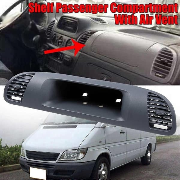 Auto CDI Opbevaringsboks Panel Center Instrumentbord Luftventil Kompatibel med - Sprinter Cdi 1999-2006 A9016801607-Perfekt