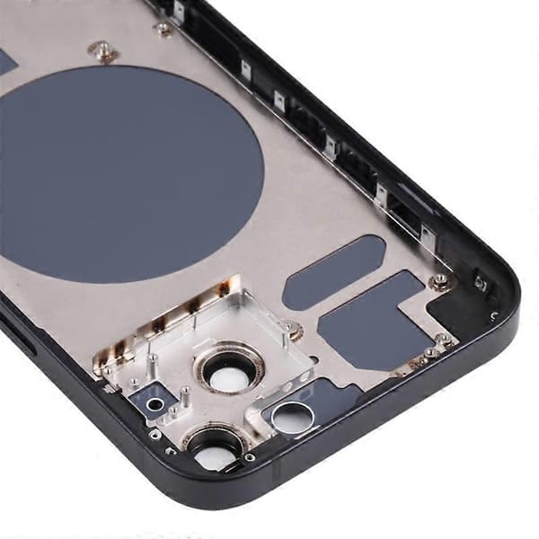 til iPhone 13 6.1 tommer Bag Batteri Hus Cover+Midterplade Ramme+Sideknapper Udskiftning - Perfekt Style F