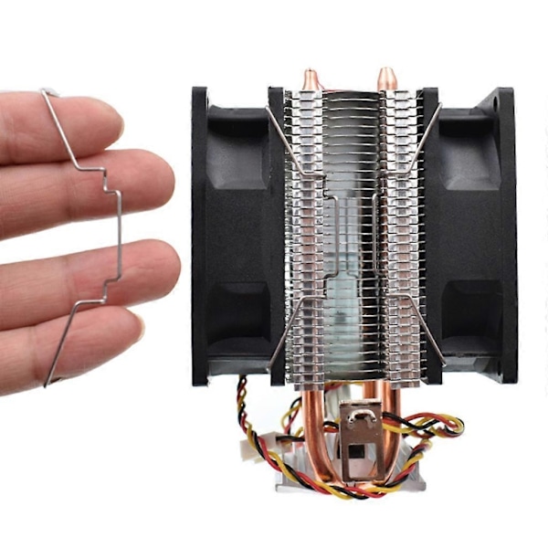 Salg af kølepladeclips computer CPU køleventilatorclips rustfrit stål - perfekt Superior hook 12CM