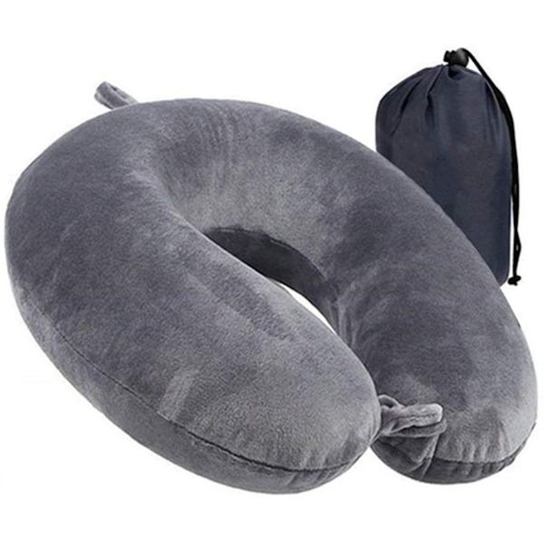 Resekudde - Nackkudde i Memory Foam Stödkudde 30*30cm - Perfekt