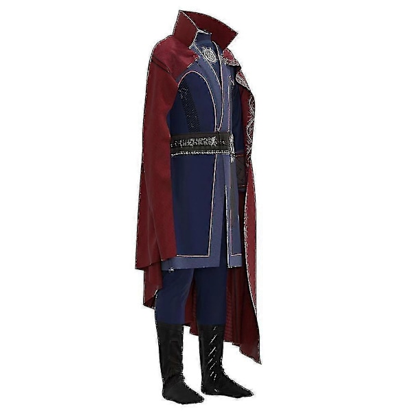 Doctor Strange Deluxe Kostym Herr Avengers Marvel Superhjälte Cosplay Kläder Halloween Karneval Fest Utklädnad Komplett Set-Perfekt 190
